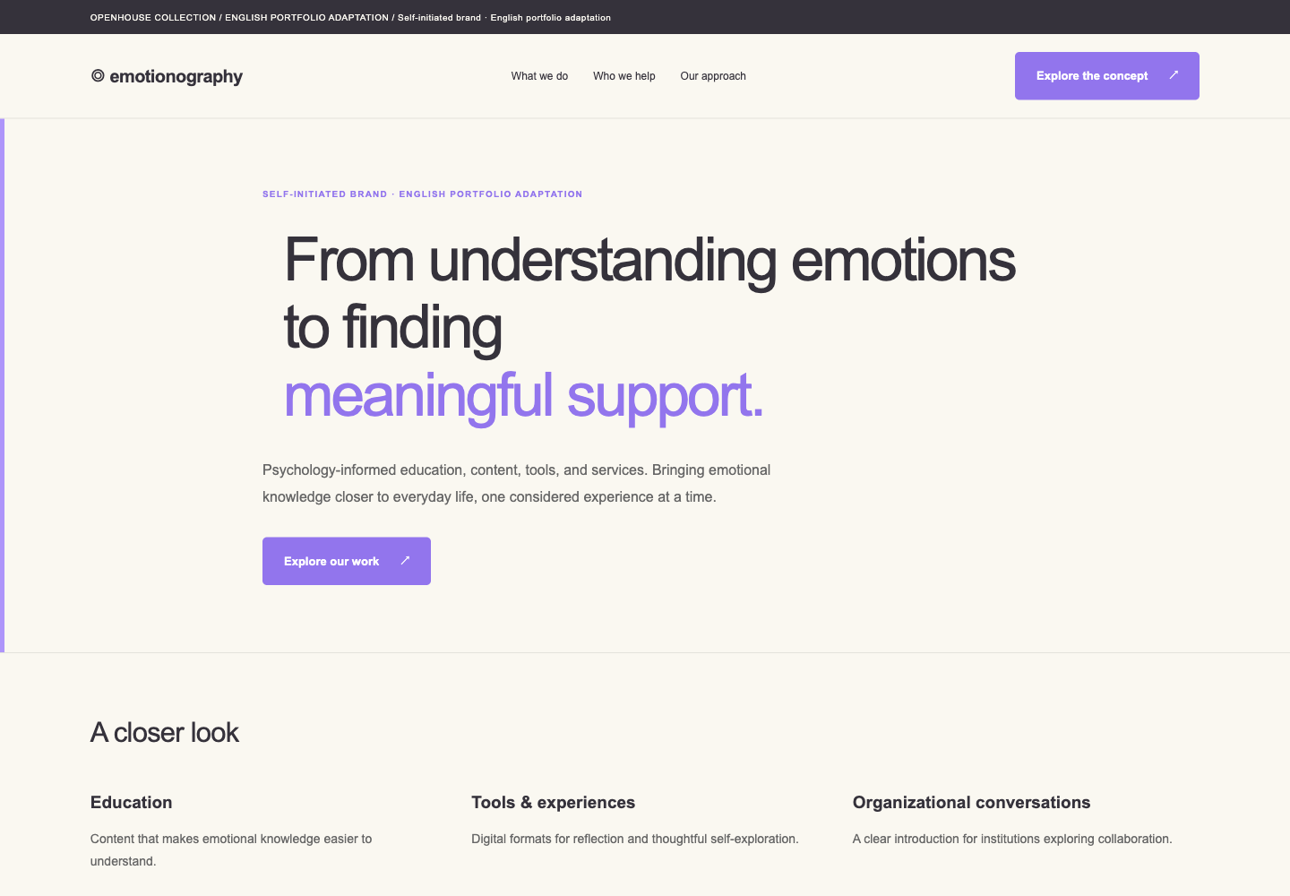 emotionography company brand website